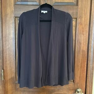 Loft Black Long Sleeved Cardigan, XS